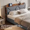 Podwójne łóżko o wymiarach 140x200 cm z ergonomicznym Podgląd zdjęcia produktu 4