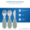 reer 25133, Kleinkind-Besteck, Grün, Silber, Silikon, Produktbild-Vorschau 13