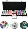 XINZI Poker Case Set 500 Chips - Poker Set Laser včetně 2x Náhled obrázku produktu 1