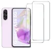 A light purple smartphone case and two screen protectors are displayed against a white background. Produktbild-Vorschau