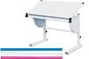 Inter Link Schülerschreibtisch Milo 3 in 1weiss, blau und Produktbild-Vorschau 1