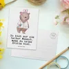 Mr. & Mrs. Panda Postkarte Ärztin Herz - Weiß - Geschenk, Produktbild-Vorschau 3