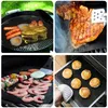 BBQ Grillmatte 3er Set Grillunterlage 50x40cm. Feuerfeste Produktbild-Vorschau 2