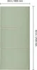 A vertical shot showing a light green product composed of three stacked panels, with measurement indicators on the top and right sides. Náhled obrázku produktu