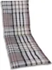 A plaid lounge chair cushion on a white background. Produktbild-Vorschau