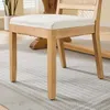 Ensemble de deux chaises de salle à manger en lin, avec Voir les images du produit 5