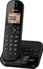 Pevný telefon Panasonic KX-TGC420, záznamník, barva: černá Náhled obrázku produktu 1