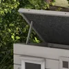 PawHut casa per gatti rifugio per gatti con tetto in Anteprima dell’immagine prodotto 7