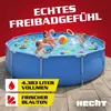 HECHT 3476 Metall Frame Pool Gartenpool | ⌀ 300 cm | 76 cm Produktbild-Vorschau 4