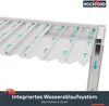 Rockford Pergola Aluminium 3 x 3 m mit verstellbarem Produktbild-Vorschau 5