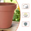 Bac à plantes en plastique rond Ø 38 cm - terre cuite - Voir les images du produit 4