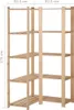 vidaXL Étagère de stockage d'angle avec 5 étagères Voir les images du produit 6