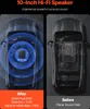 SucceBuy 10" 240 W subwoofer samochodowy pod siedzeniem, Podgląd zdjęcia produktu 3