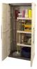 Garten-Schrank Beige - Outdoor-Schrank 39x70x165 cm Produktbild-Vorschau 4