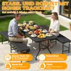 Faziango Bierzeltgarnitur 3-tlg., Tisch+2 Bänke, klappbar, Produktbild-Vorschau 5