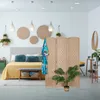 Relaxdays Paravent, 3dílný, skládací paraván, V x Š 170 x Náhled obrázku produktu 2