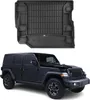 Tapis de Coffre pour Jeep Wrangler 2018-2025 TPE Noir Voir les images du produit 1
