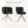 LVHOM Esszimmerstuhl drehbar mit Samtbezug, 180° Produktbild-Vorschau 8
