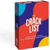 A product box for a card game called Crack List. Produktbild-Vorschau