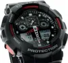 Close-up of a black G-Shock watch with red accents. Náhľad obrázku produktu