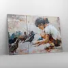Bild auf Leinwand - Leinwandbild - Kind Vogel Karma - Produktbild-Vorschau 4