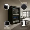 Extralink Rackmount skříň 12U 600x600 černá montáž na stěnu Náhled obrázku produktu 6