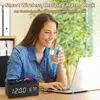 Digitaler Wecker mit kabellosem Ladegeraet LED-Tischwecker Produktbild-Vorschau 4
