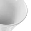 Blumenvase aus Keramik Weiß Glanz H 22,3 cm D 6 cm Produktbild-Vorschau 6