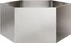 vidaXL Pflanzkübel Sechseckig 104x90x45 Edelstahl Produktbild-Vorschau 3