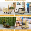 COSTWAY Transportwagen klappbar, Plattformwagen bis 150 kg Produktbild-Vorschau 8