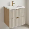 WENA Waschtischunterschrank 60 cm mit Waschbecken, Produktbild-Vorschau 1