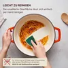 Emaillierter Gusseisen Topf mit Deckel Ø26 cm 5L - Bräter Produktbild-Vorschau 5