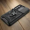 Etui Pancerne CZARNE SLIDE do Xiaomi Redmi 15 4G | 5G Podgląd zdjęcia produktu 2