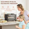 HOMCOM Minibackofen 28 L 2600W Mini Backofen 100-230℃ 60 Produktbild-Vorschau 9