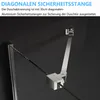 IMPTS Duschkabine 80x80cm Viertelkreis Duschabtrennung Produktbild-Vorschau 5