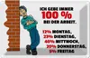 vianmo Blechschild 20x30 cm Gebe immer 100% bei der Arbeit Produktbild-Vorschau 1