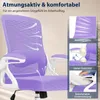 Bürostuhl Schreibtischstuhl mit klappbaren Armlehnen & Produktbild-Vorschau 2