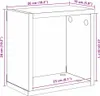 vidaXL Wandregale mit Regal 2 pcs Artisan-Eiche Produktbild-Vorschau 8