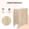 HOMCOM Klapptisch Esstisch Holz Metall Küche Wohnzimmer Produktbild-Vorschau 4