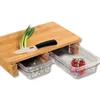 Kesper Schneidebrett, Bambus, braun/transparent, 41 x 8 x Produktbild-Vorschau 3