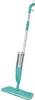 A turquoise spray mop with a silver handle and a clear water tank, isolated on a white background. Anteprima dell’immagine prodotto