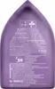 The back of a purple coffee pad package with instructions and contact information. Produktbild-Vorschau