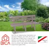 BICA Gartenbank Olimpia taupe | wetterfest | Ideal für Produktbild-Vorschau 5