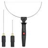 A hot wire foam cutter and two interchangeable cutting tips are displayed against a white background. Produktbild-Vorschau