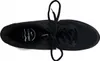A top-down view of a black Nike shoe with white accents and laces. Voir les images du produit