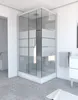 Dusche Komplett MARWELL Komplettdusche Fertigdusche Grey Produktbild-Vorschau 1