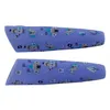 Two purple silicone covers with a knight pattern are shown against a white background. Produktbild-Vorschau