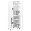 vidaXL Highboard Weiß 69,5x34x180 cm Holzwerkstoff - Produktbild-Vorschau 4