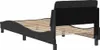 vidaXL Bettgestell mit Kopfteil "Dover" Schwarz 90x200 cm Produktbild-Vorschau 6