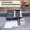 A gift set for a wet shave, including a razor, blades, and instructions, presented in a box. Voir les images du produit